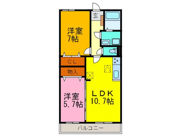 スバルの物件間取画像